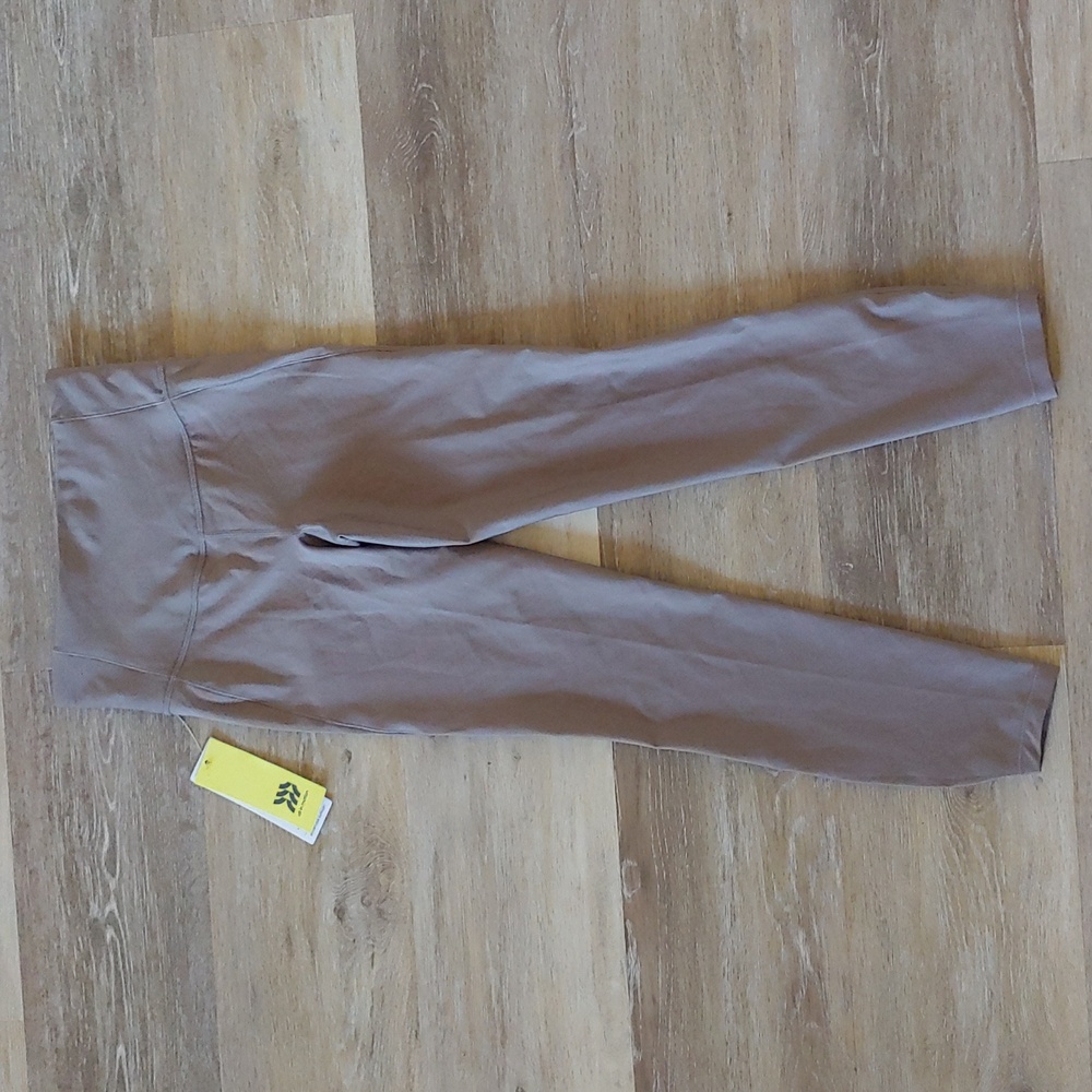 NWT All in Motion Women's Effortless Support Leggings Brown Size XS